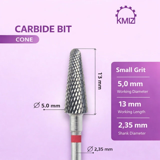 Carbide Nail Bit Red Cone KMIZ 050-M TBC L13