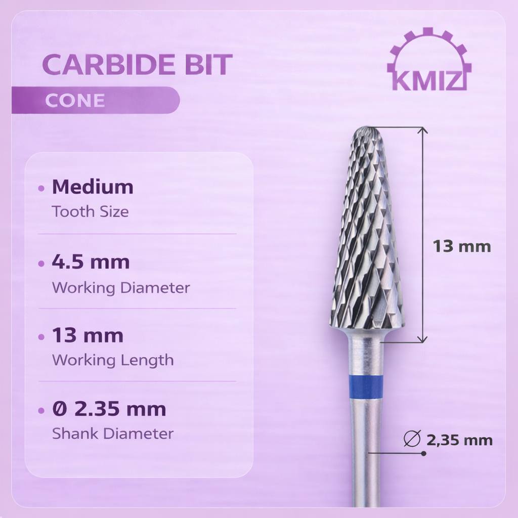 Carbide Nail Bit Blue Cone KMIZ 045-C TBC L13
