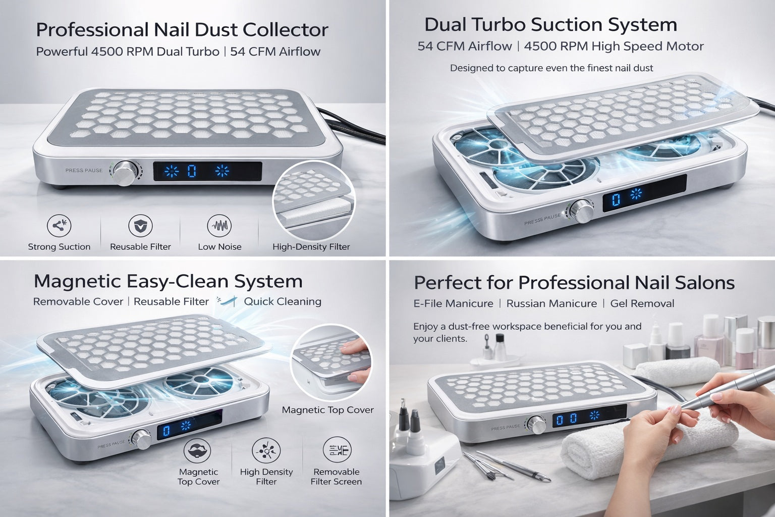 Professional Nail Dust Collector