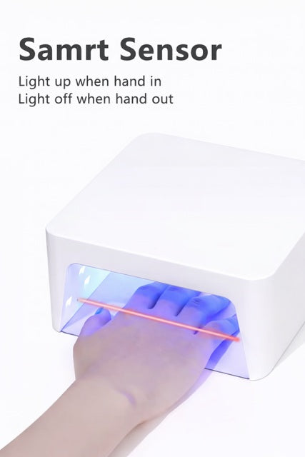 Professional Cordless UV LED Nail Lamp 45 Beads Smart Sensor LCD Display Fast Gel Curing