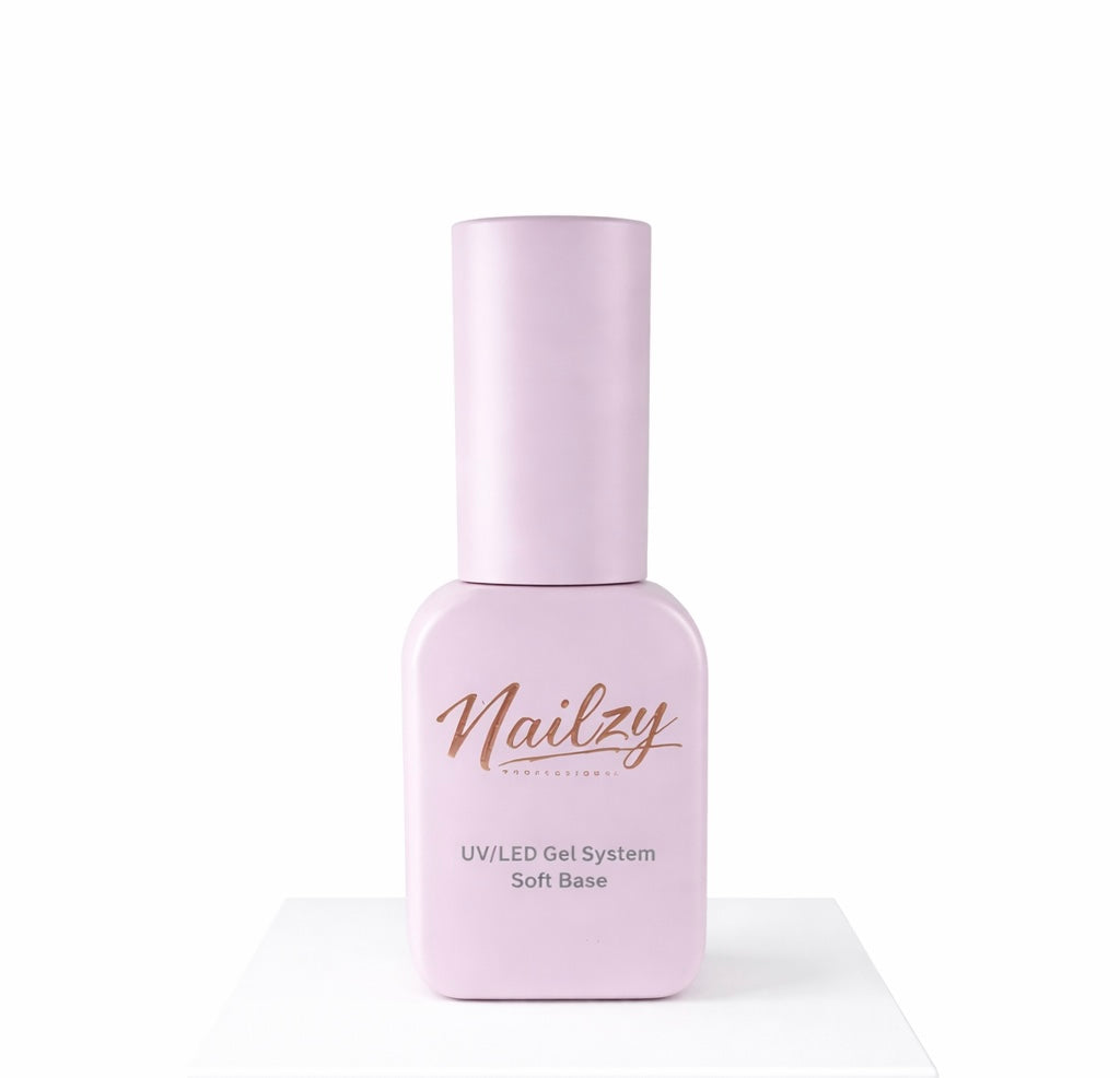 Nailzy Soft Base UV/LED Gel System, Acid Free, HEMA and TPO Free, 10 ml