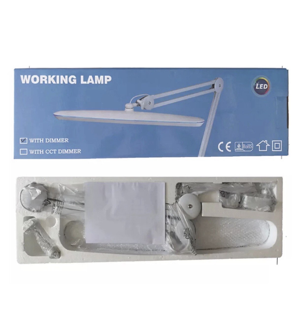 LED Professional Nail Desk Lamp with Clamp
