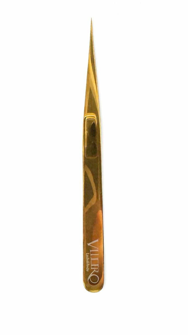 Professional Gold Precision Tweezers VILERO